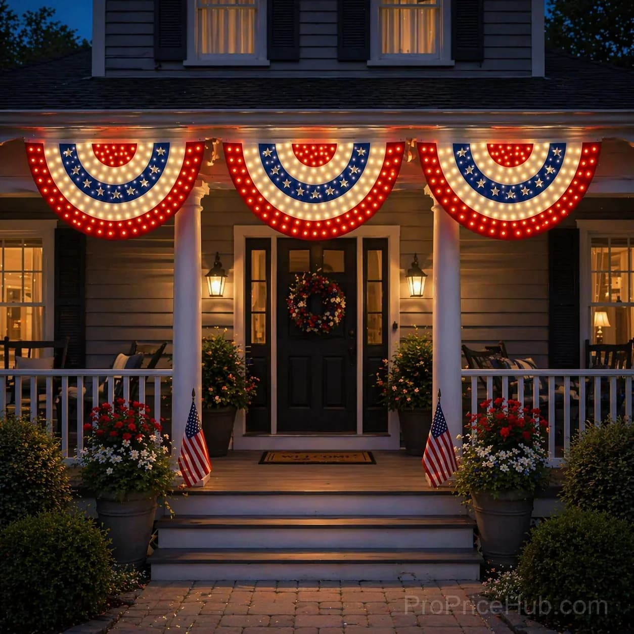 3 x 6 Ft LED Patriotic Bunting Banner for America’s 250th - View 15