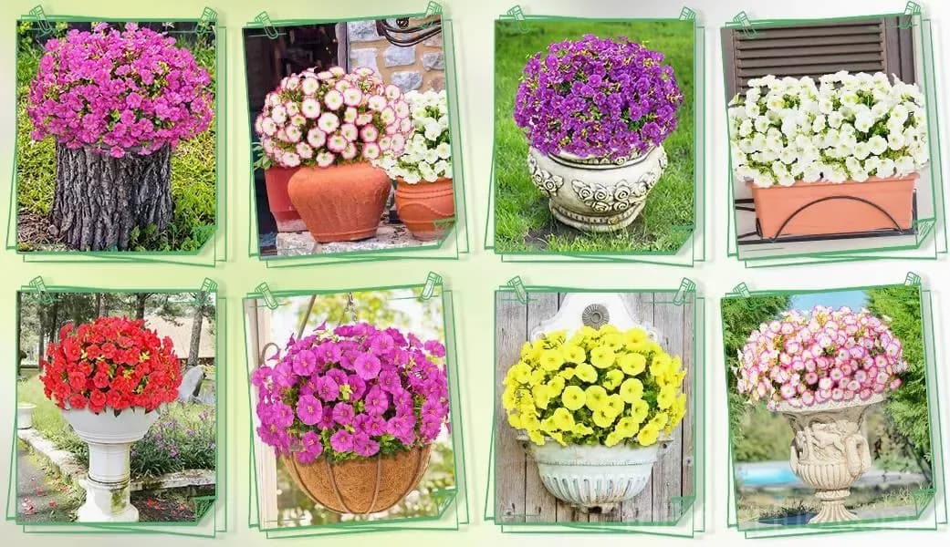 UV Resistant Artificial Petunias Flowers - View 33