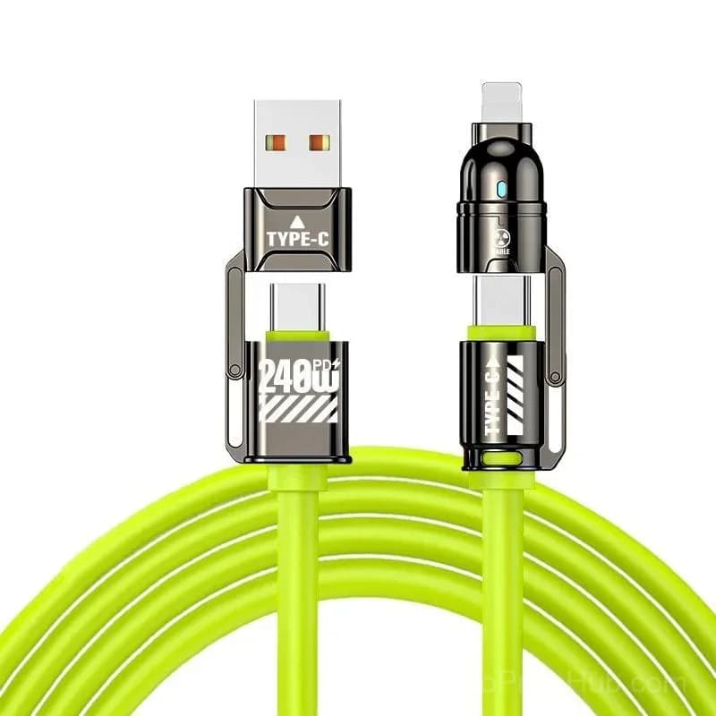 4-in-1 USB Charging Cable, 240W Fast Charging - View 11