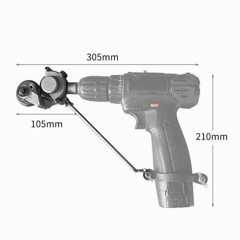 3-in-1 Electric Drill Sheet Metal Cutter for Steel, Aluminum & Copper - View 13
