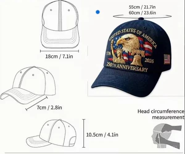 Star-Spangled Eagle Hat - View 8