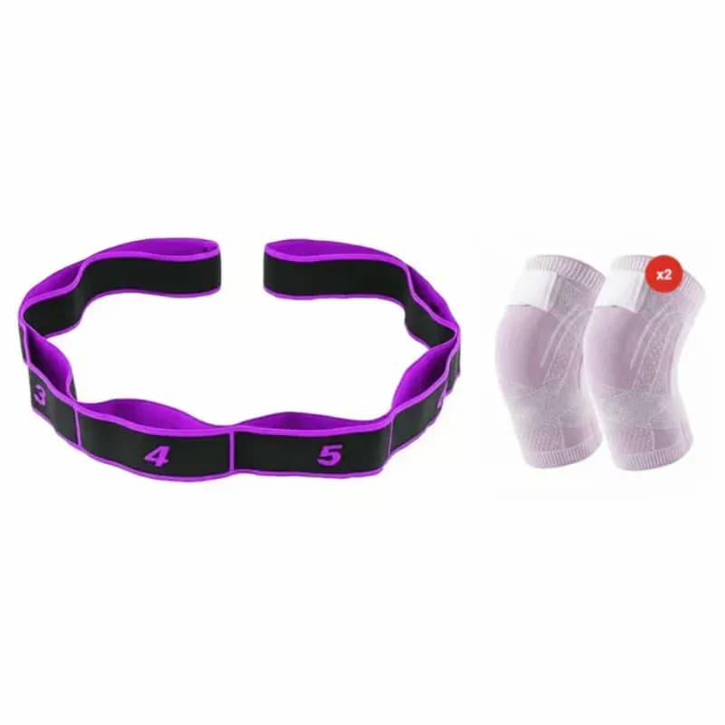 Resistance Band for Fitness and Yoga, Red, No Rear Strap - View 33