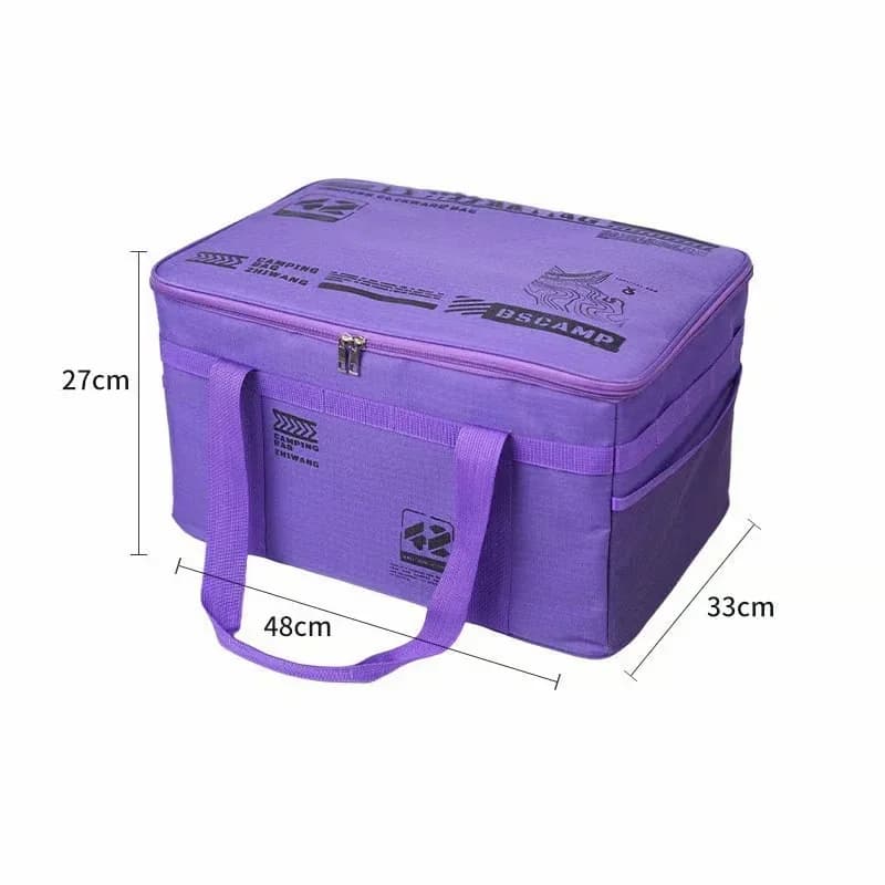 30L Waterproof Outdoor Folding Storage Bag, Khaki - View 18