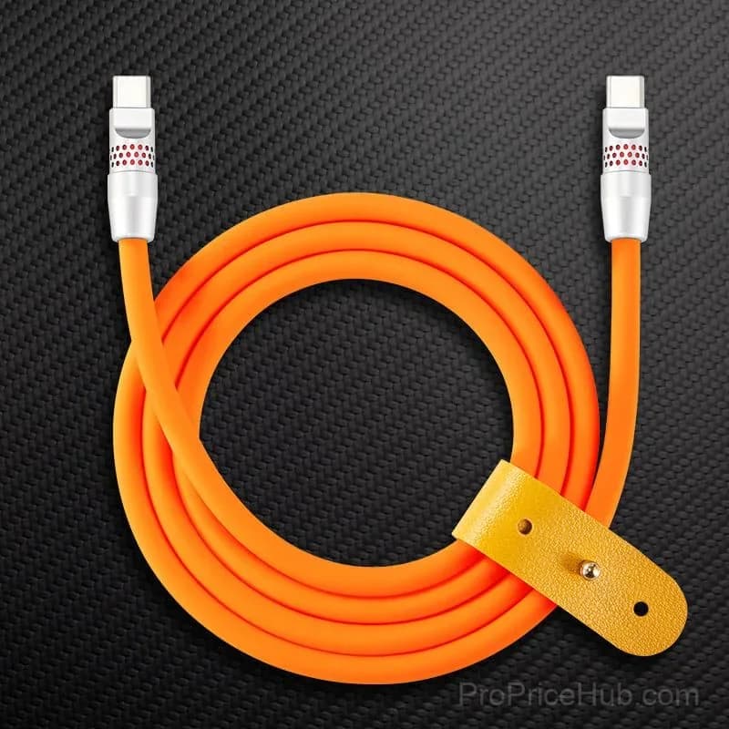100W Fast Charging Cable with RGB Glow - View 10