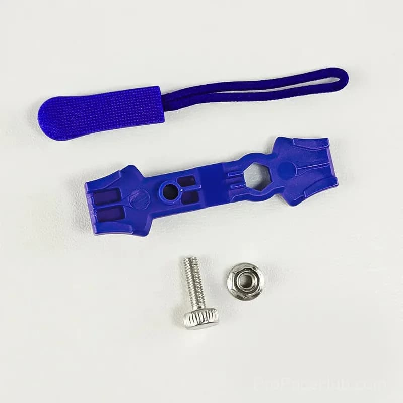 Black Zipper Puller Repair Kit, Easy Install, 10-Piece - View 13