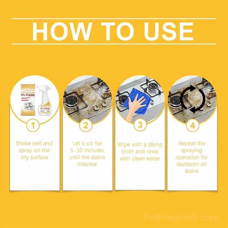 Heavy-Duty Kitchen Degreaser Spray – Rapid Grease Cleaner - View 9