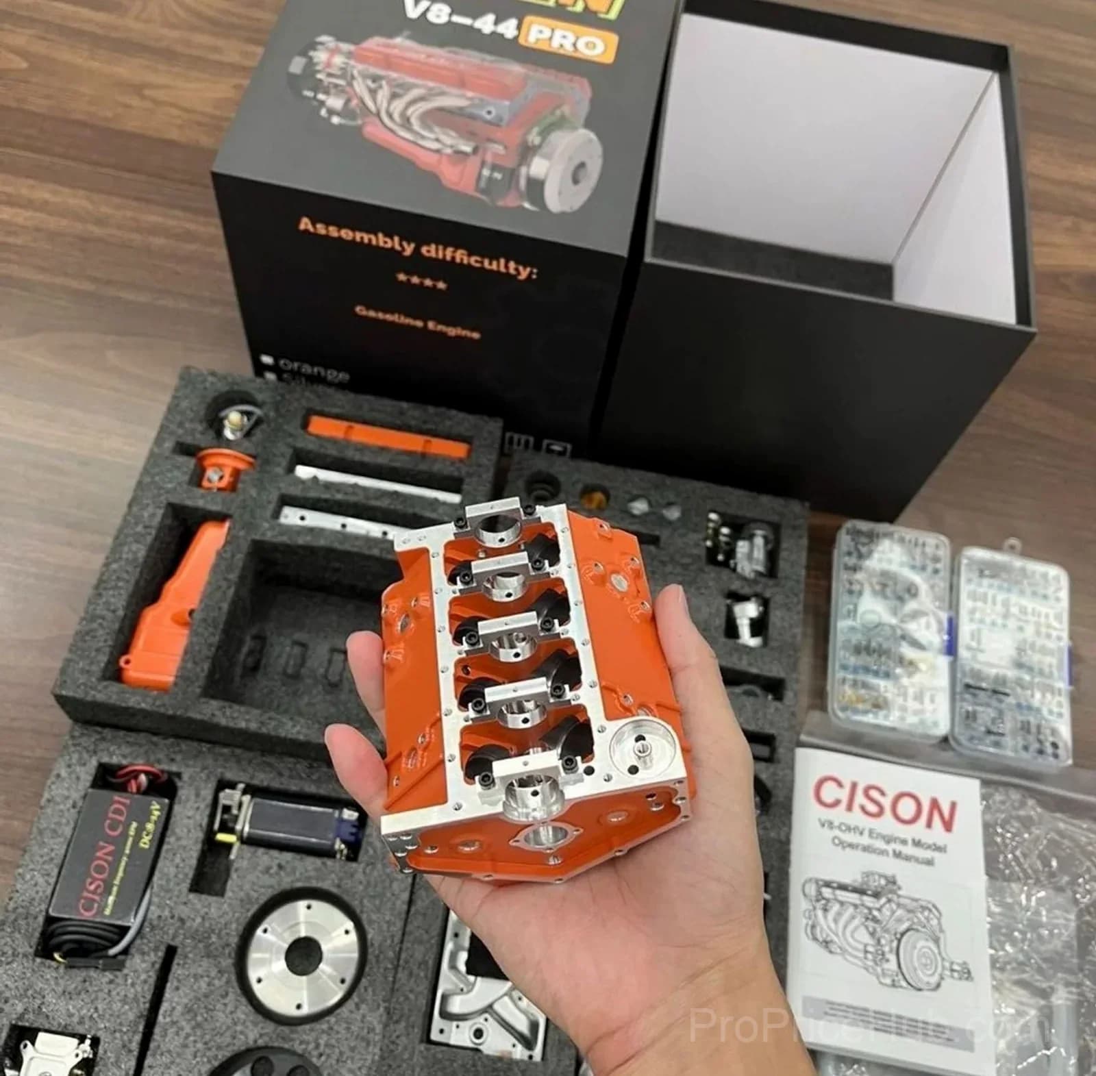 Gasoline OHV V8 Small-Block Engine Model Kit - View 5