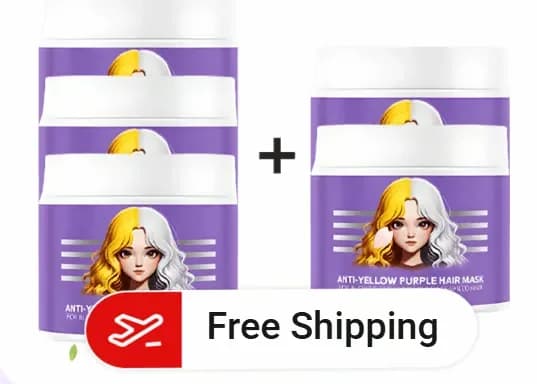 Anti-Yellowing Purple Hair Mask, 100g - View 16