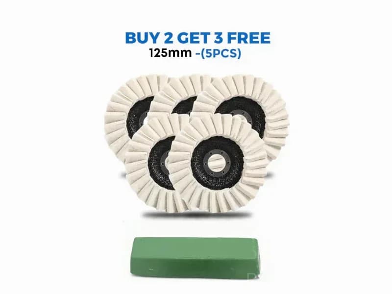 Wool Felt Flap Polishing Disc - 5-Pack (Buy 2 Get 3 Free) - View 21