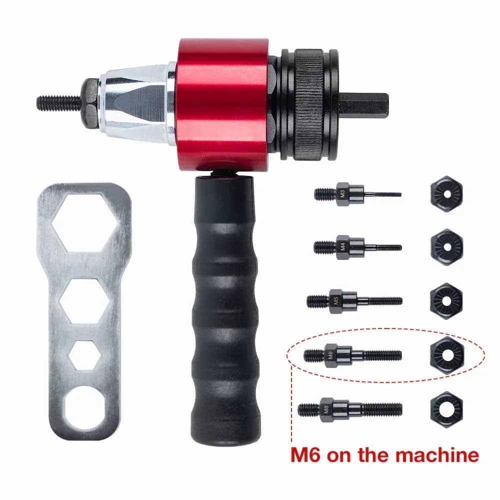 M3-M8 Electric Rivet Gun Adapter Kit - View 5
