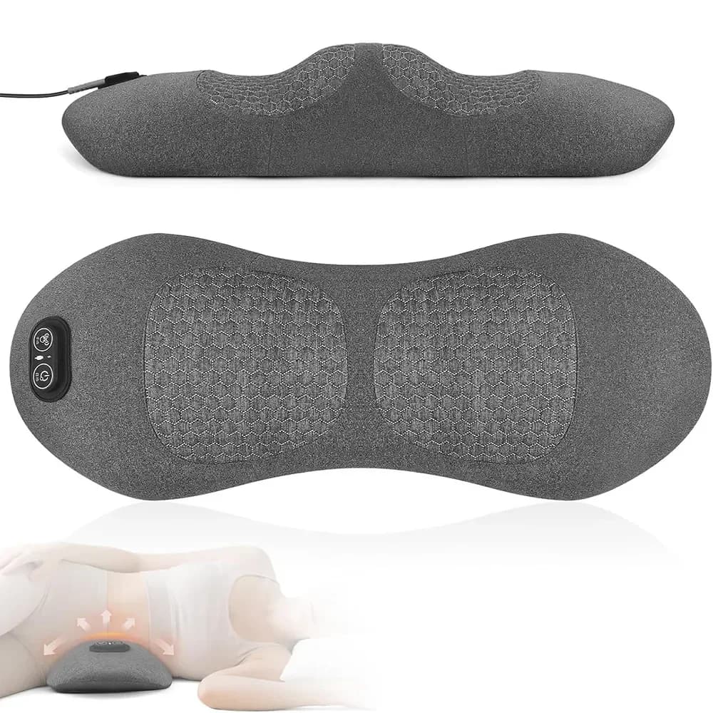 Heated Lumbar Support Pillow with Electric Massage - Main