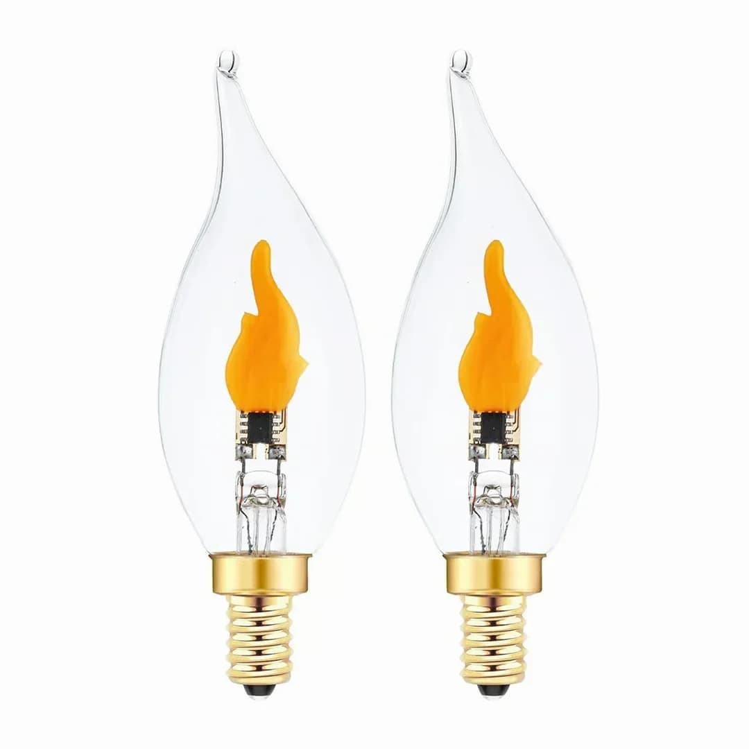 LED Flickering Flame Decorative Light Bulb, 1 Pack - View 5