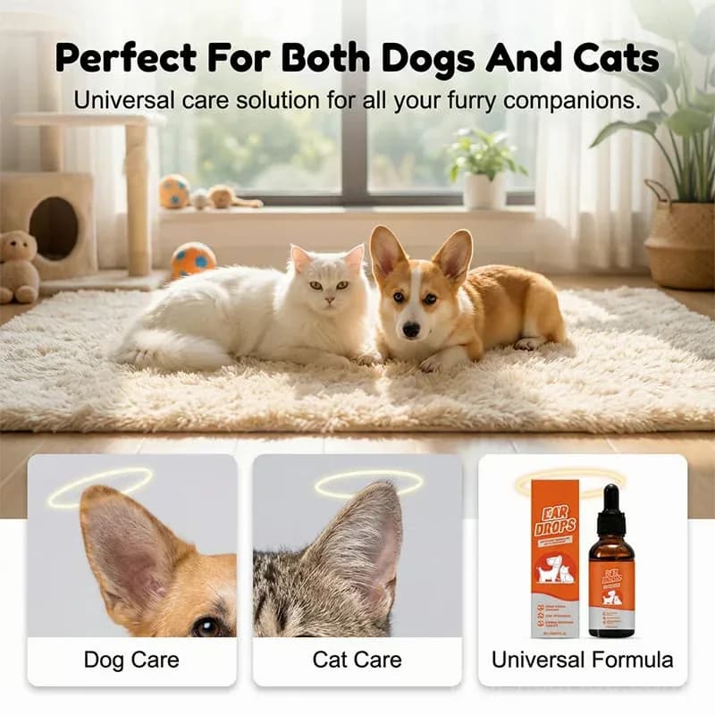 Natural Dog & Cat Ear Drops for Itching & Wax Build-Up - View 8