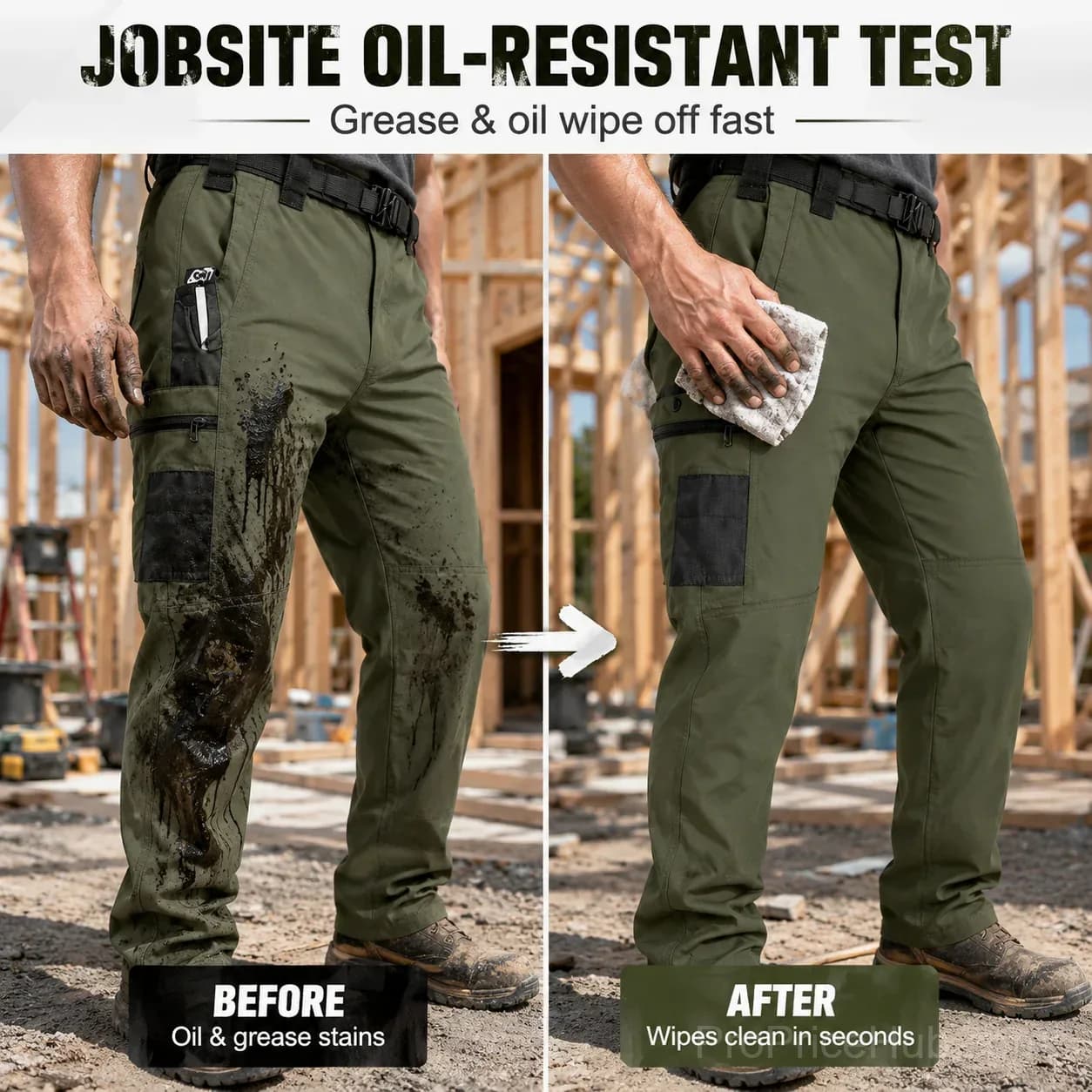 Men's Flame-Resistant Tactical Work Pants - View 5