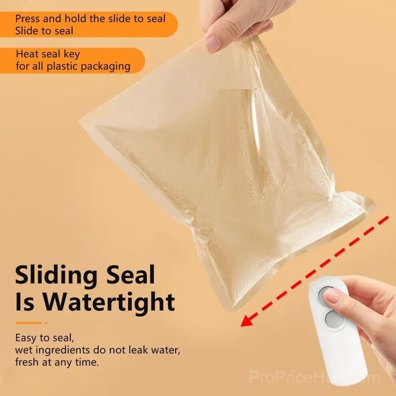 2-in-1 Mini Bag Sealer, White/Blue, 2-Pack - View 5