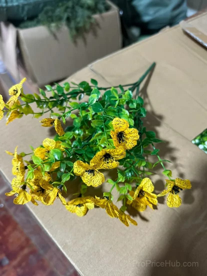 High-Quality Artificial Flowers, 6 Pieces for One Pot, All Colors - View 4