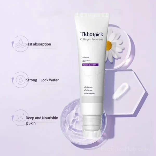 Roller Massage Neck Cream with Collagen and Hyaluronic Acid - View 4