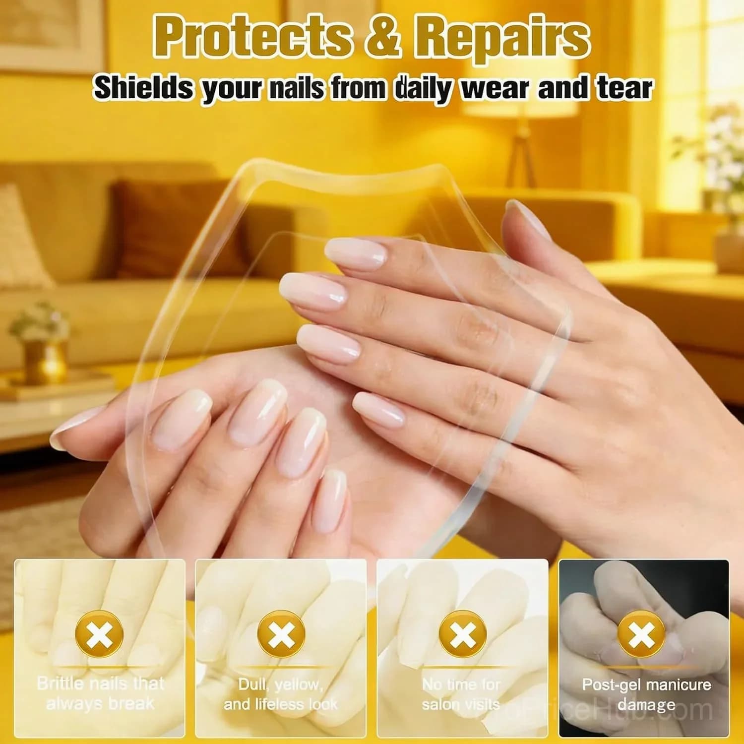 Keratin Amino Acid Nail Care for Dry, Weak & Fragile Nails - 3 Day Treatment - View 5