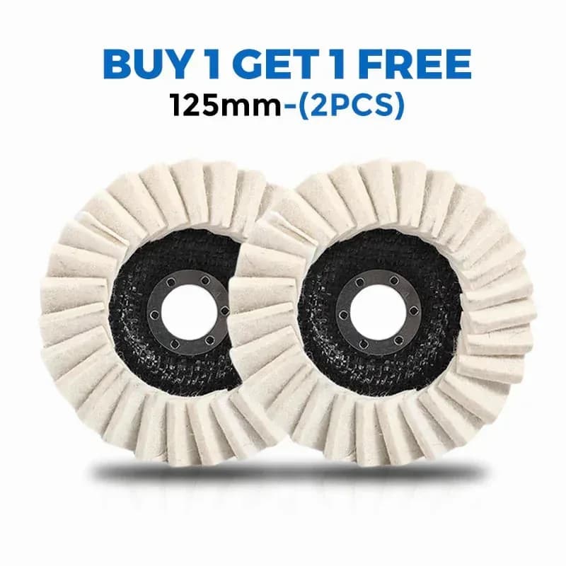 Wool Felt Flap Polishing Disc - 5-Pack (Buy 2 Get 3 Free) - View 13