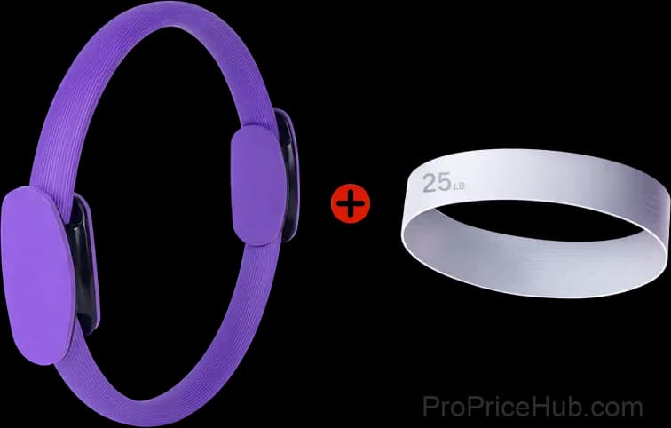 Purple Pilates Ring Fitness Trainer Resistance Circle - View 10