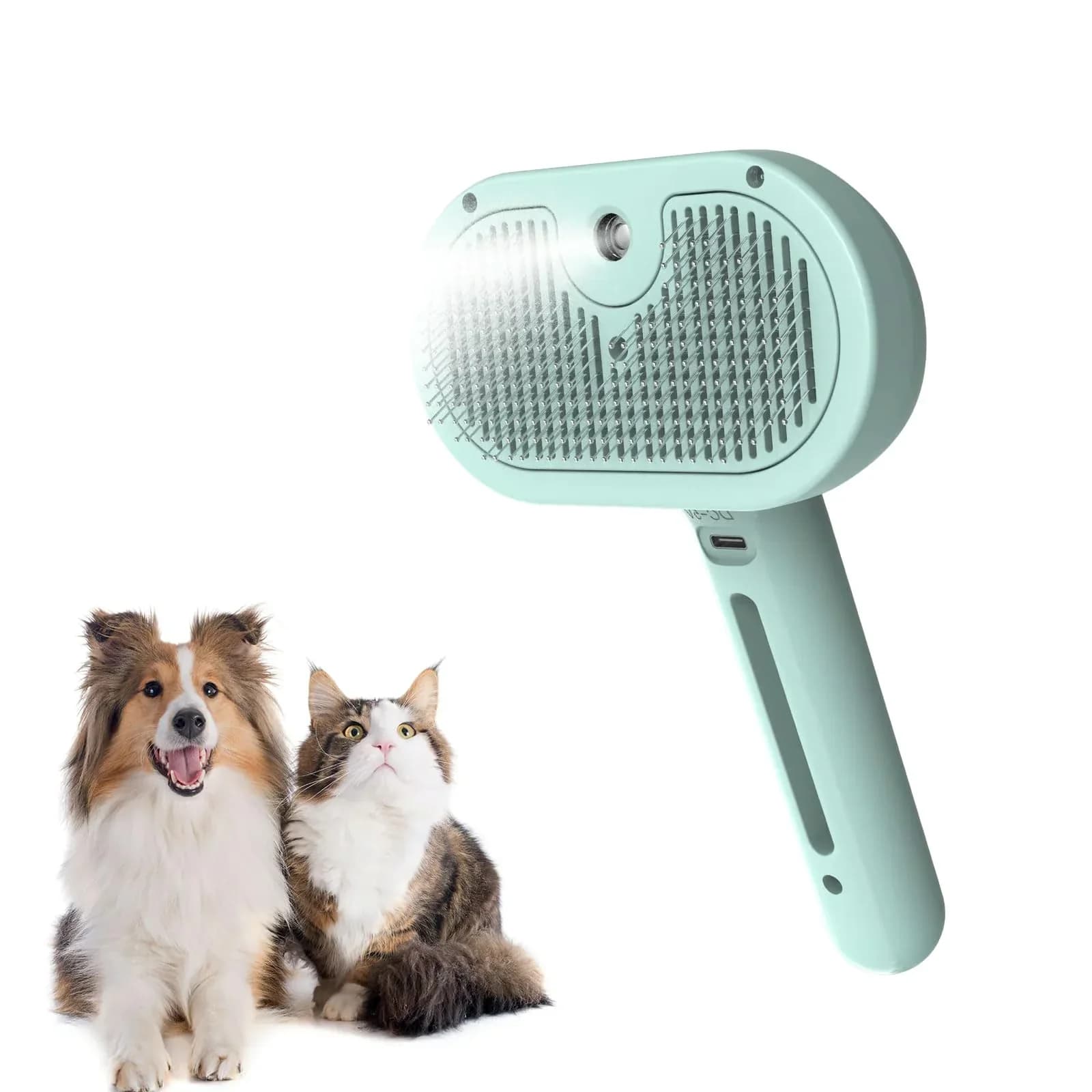White Pet Spray Hair Removal Comb for Dogs - View 10