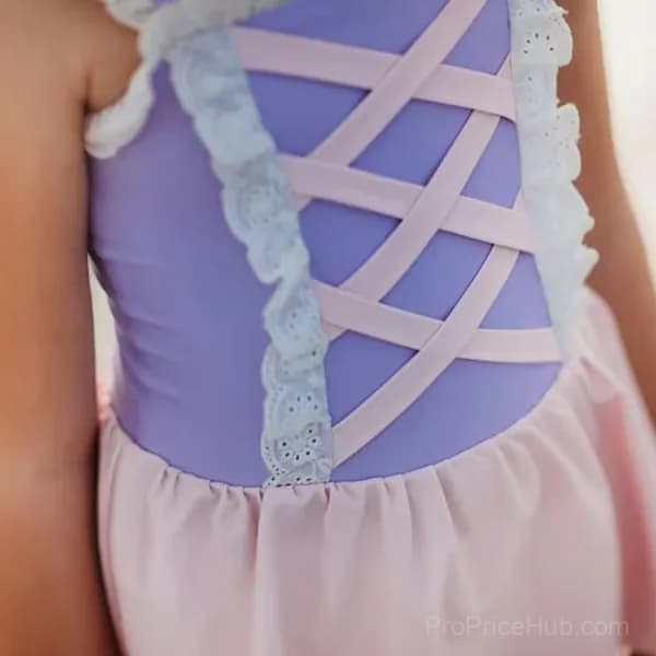 Kids Snow White Princess Inspired Swimsuit, 2-3 Years - View 5