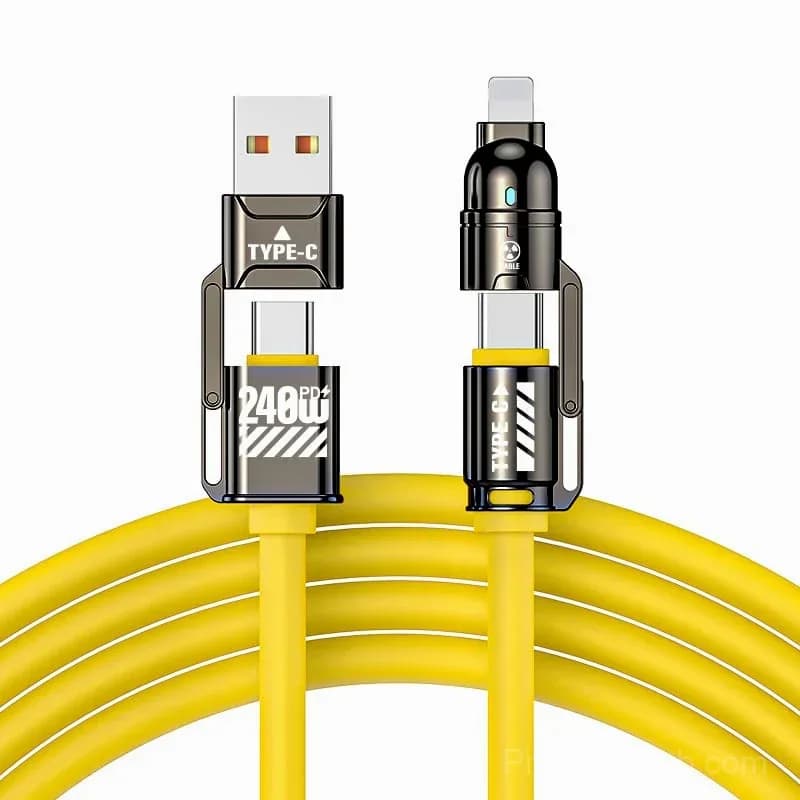 4-in-1 USB Charging Cable, 240W Fast Charging - View 9
