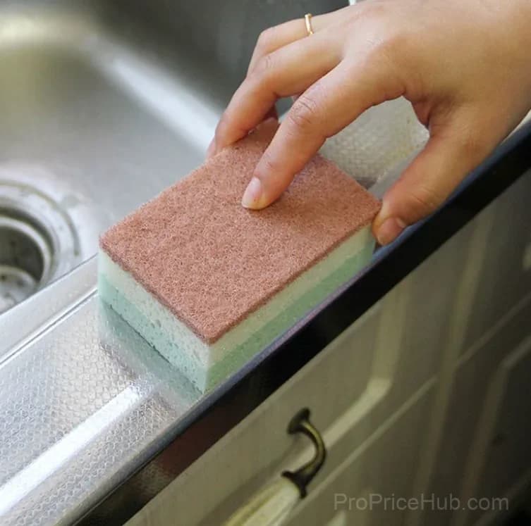3-Color Square High-Foaming Seaweed Dish Sponge - View 7