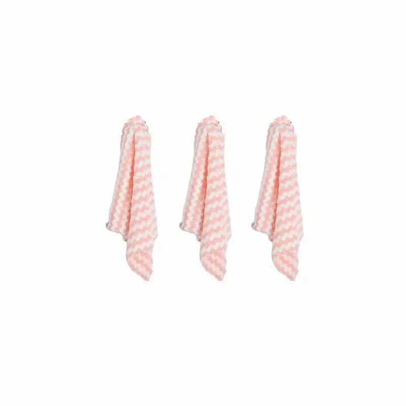 Microfiber Cleaning Rags, 3-Pack, Random Colors - View 5