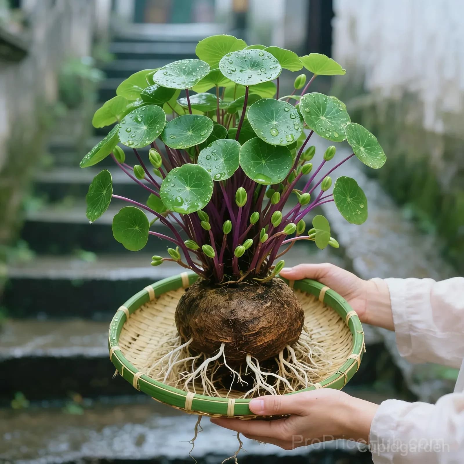Red Rattan Stephania Erecta Houseplant - View 8