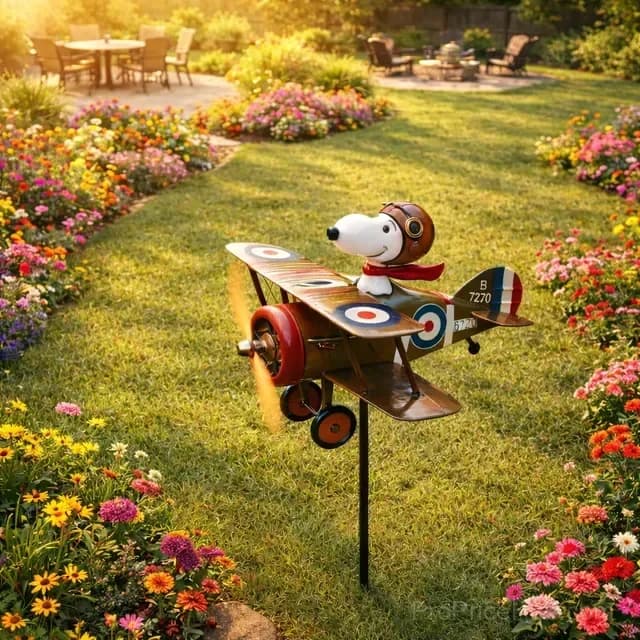 SNPY USA Pilot 250th Edition Garden Windmill - View 3