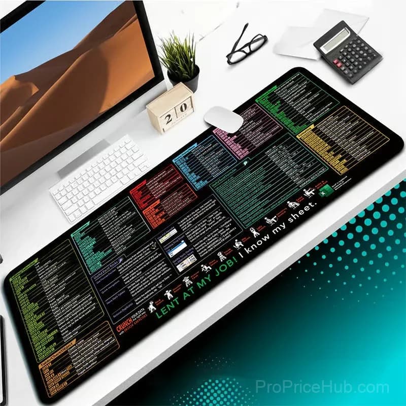 Stain-Resistant Anti-Slip Office Desk Pad, 300 x 800 x 2mm - View 8
