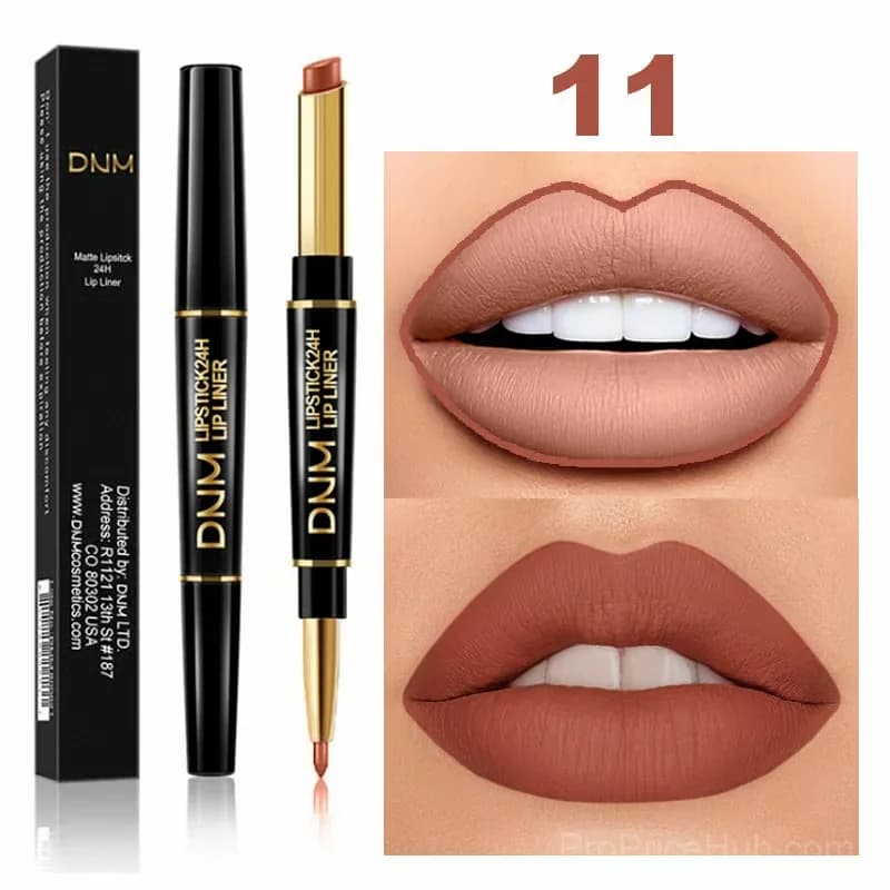 2-in-1 Waterproof Lipstick Lip Liner - #01 Sexy Red - View 17