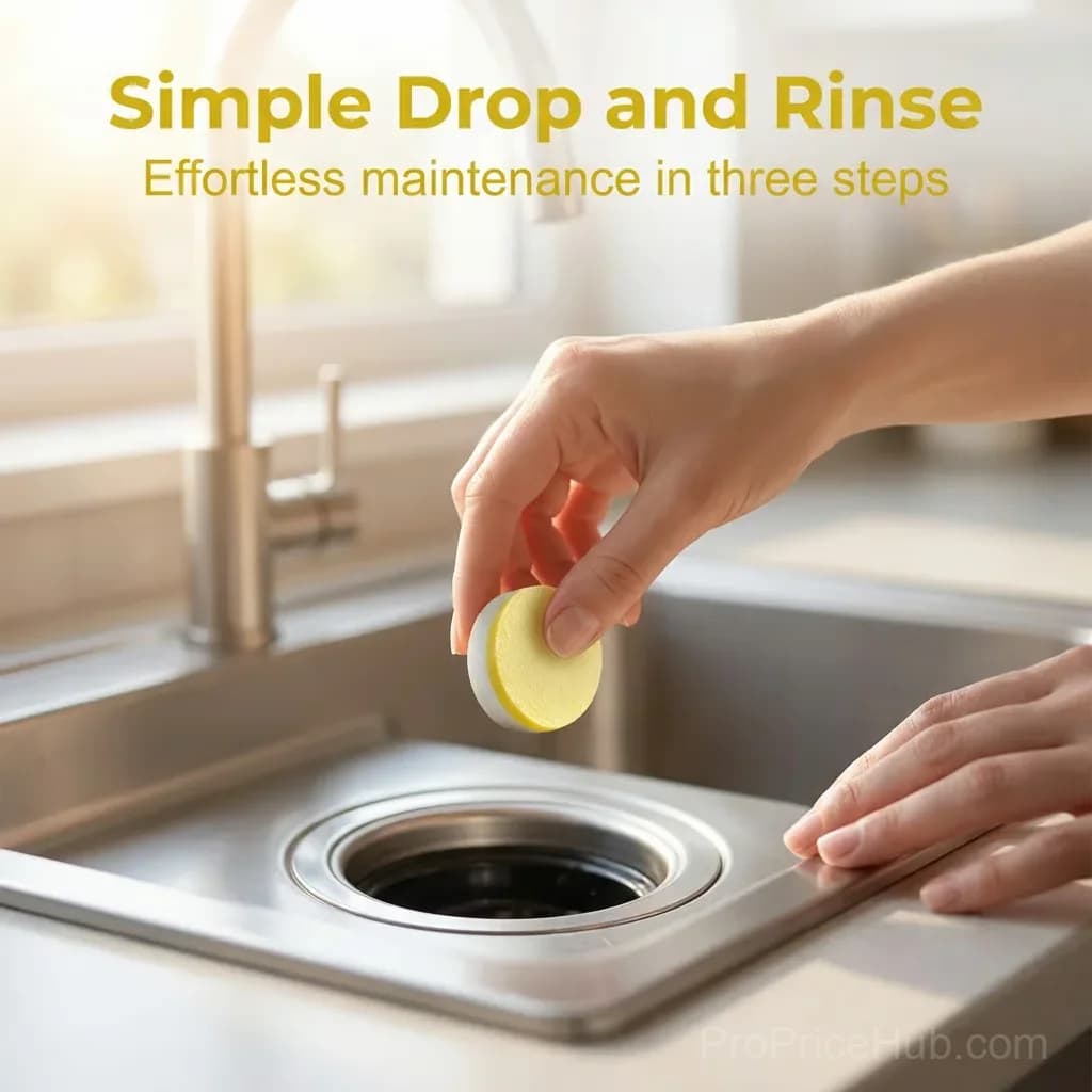 Deep Clean Garbage Disposal Cleaning Tablets, 12-Count Box - View 6
