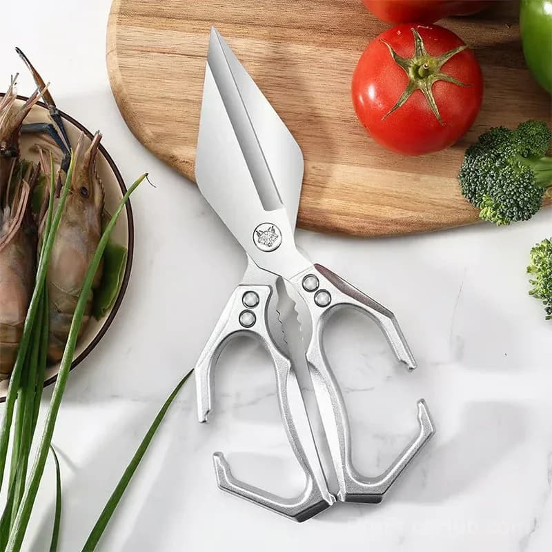 Heavy-Duty Multifunctional Kitchen Shears, Black - View 12