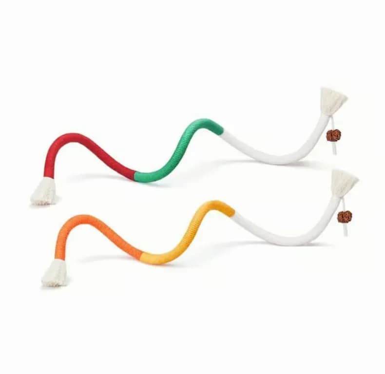 Orange Cat Chewing Rope Toy - View 12