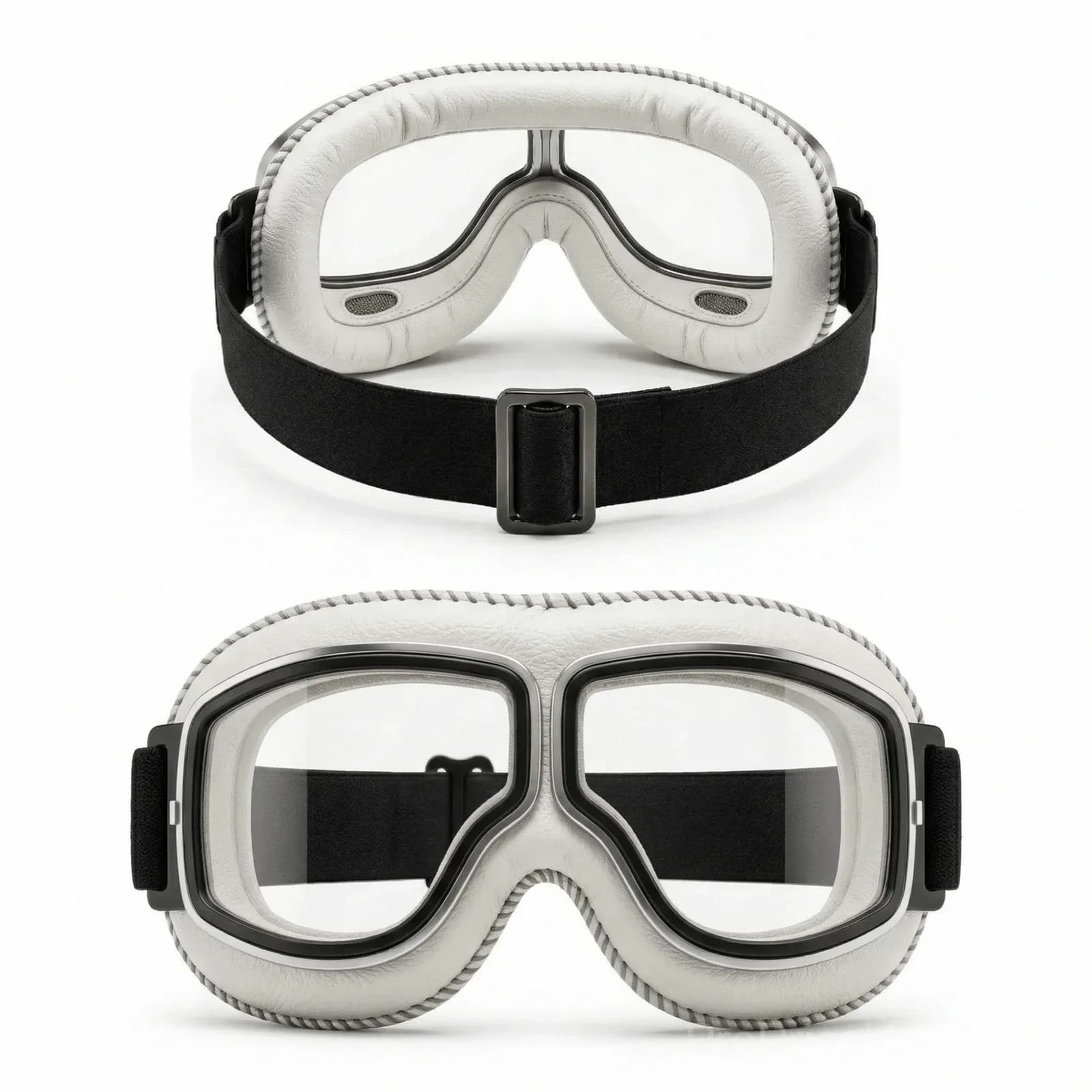 OTG Vintage Motorcycle Goggles, Fits Over Glasses - View 17