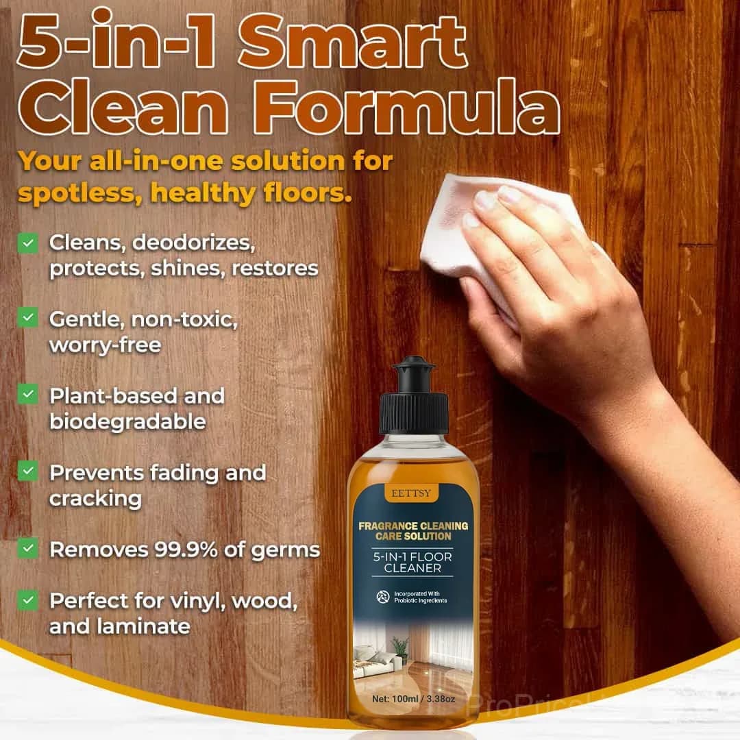 5-in-1 Floor Cleaner - Fast-Drying, Antibacterial, Eco-Friendly Solution - View 9