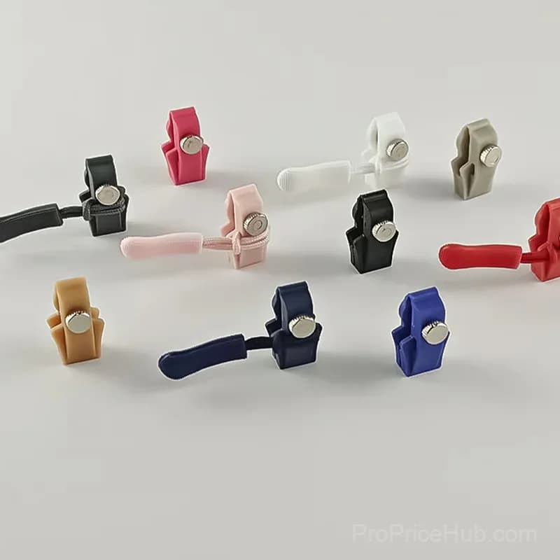 Black Zipper Puller Repair Kit, Easy Install, 10-Piece - View 10