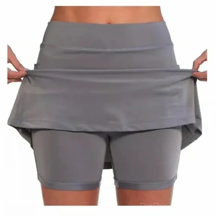 Anti-Chafing Active Skort, Black, Size S (UK 2-4) - View 8