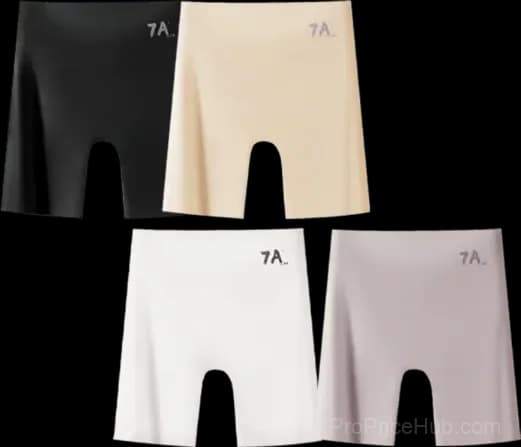 Women's High-Waist Ice Silk Tummy Control Shapewear, Black/Nude L - View 11
