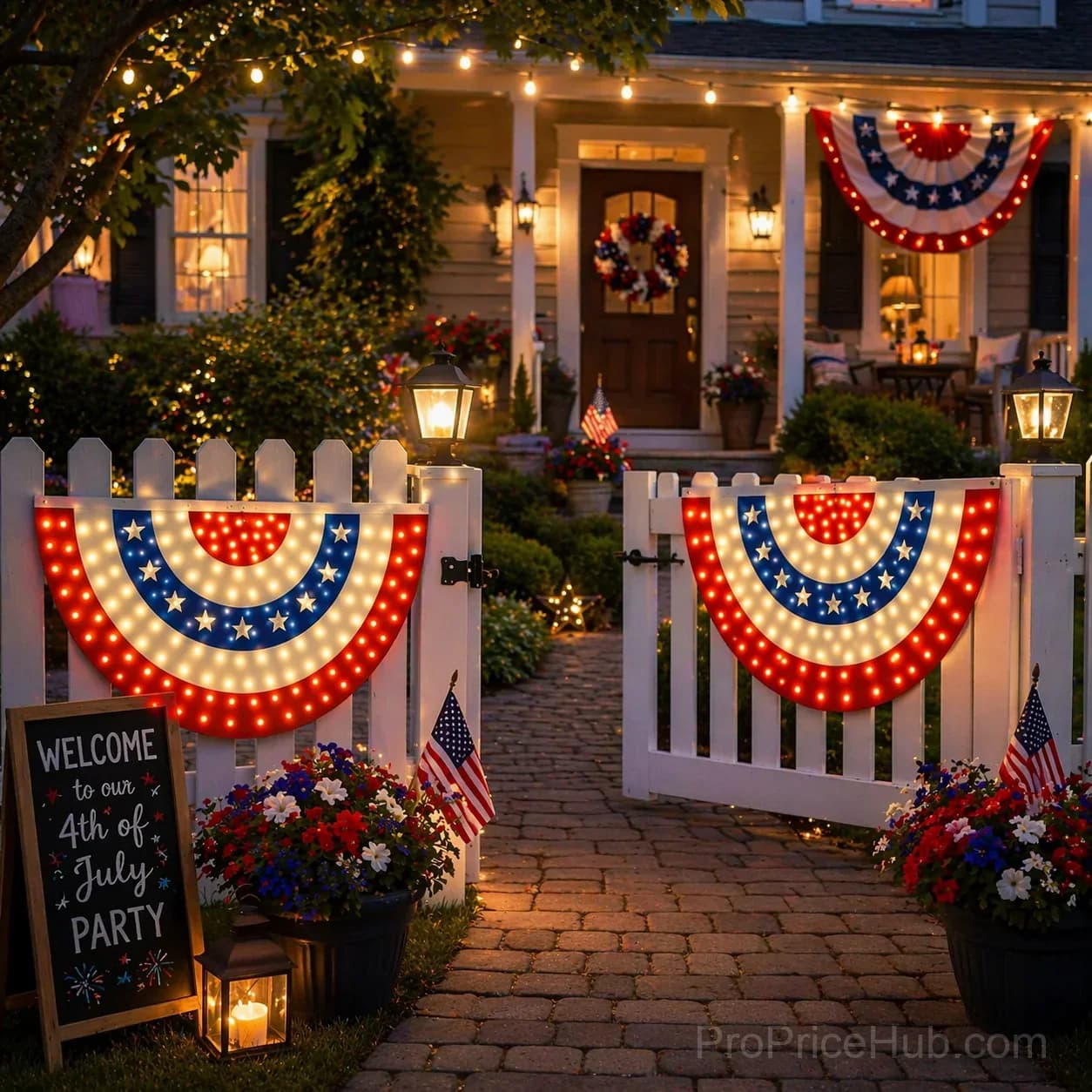 3 x 6 Ft LED Patriotic Bunting Banner for America’s 250th - View 16