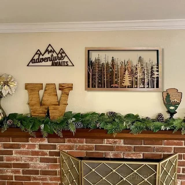 Handcrafted 3D All Natural Forest Wildlife Art - View 5