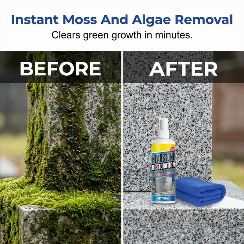 Headstone Restoration & Cleaning Spray, 32oz - View 4