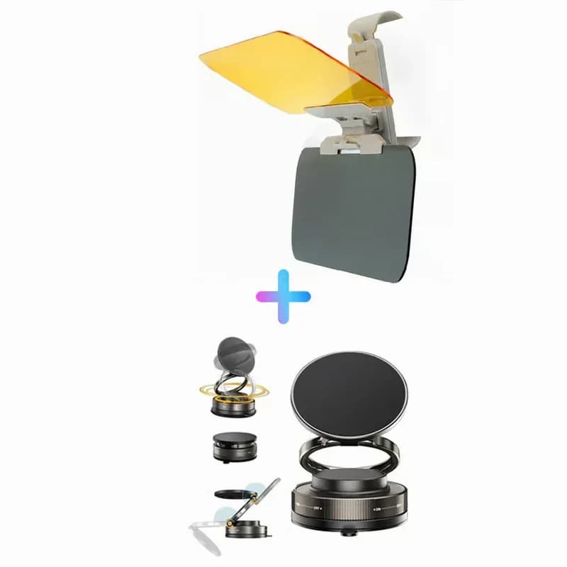 360° Adjustable Vacuum Magnetic Car Phone Holder, 1-Pack - View 25