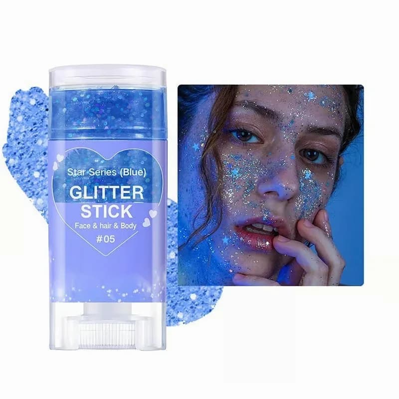 Star Series Chunky Body Glitter Stick, Color Mixing - View 7