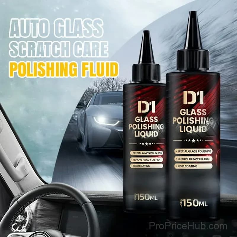 Auto Glass Scratch Care Polishing Fluid, 1 Bottle - View 2