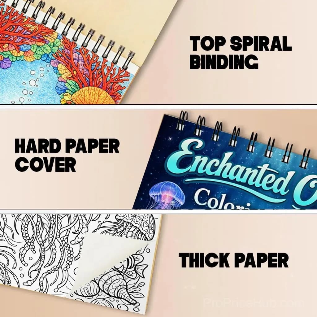 Adult Coloring Stress Relief Books (Hardcover) - View 17