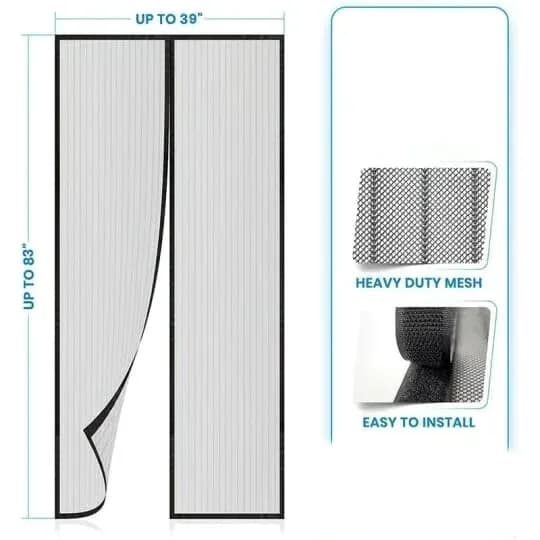 Magnetic Screen Door, Hands-Free Patio Entry - View 23