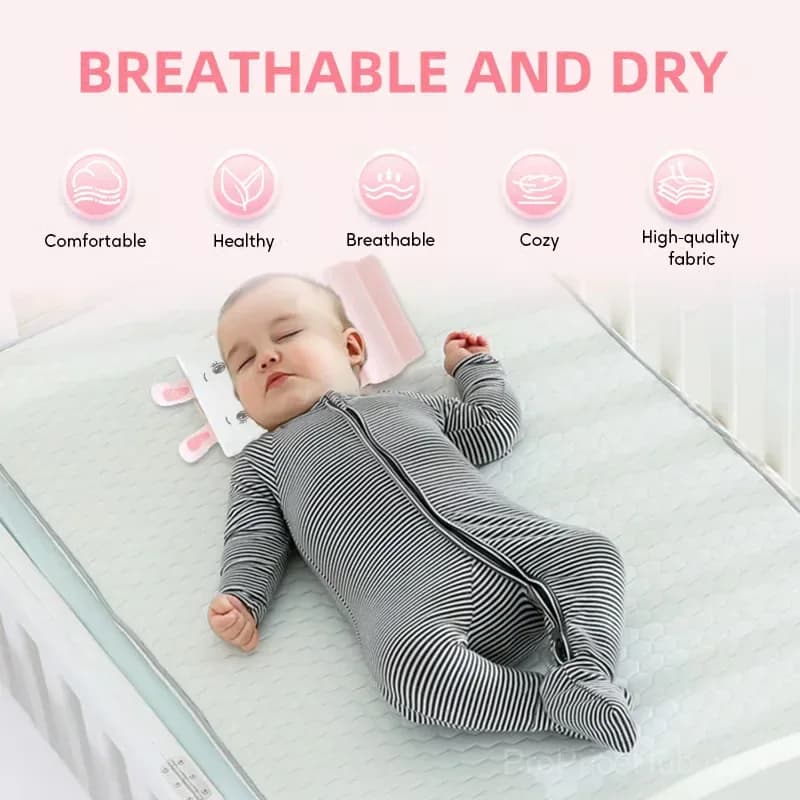 All-Season Breathable Baby Shaping Pillow, Pink - View 8